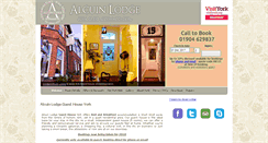 Desktop Screenshot of alcuinlodge.com